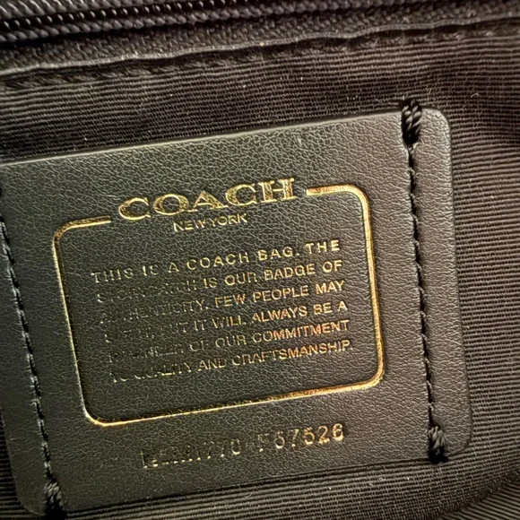 Coach Ava Tote black F 57526 - Picture 4 of 5